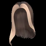 Popular Girl Blonde & Brown Hair Roblox item under 100 Robux id 6501746646